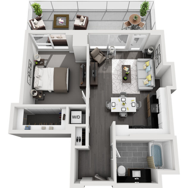Rendering of the Mt. Sherman floor plan