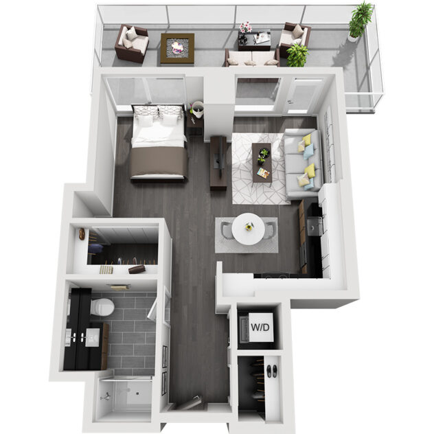 Rendering of the Capitol Peak floor plan