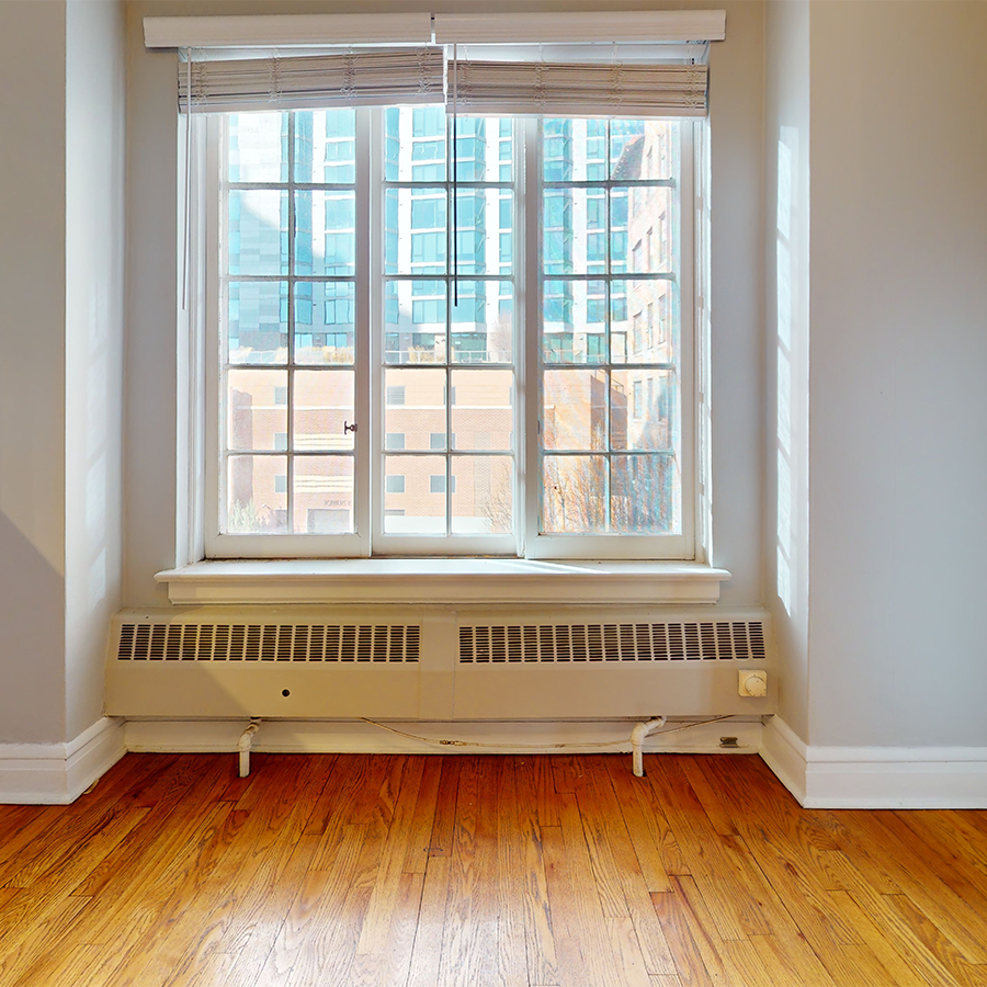 Rendering of the Aspen: Unit 307 floor plan with 1 bedroom[s] and 1 bathroom[s] at The Norman